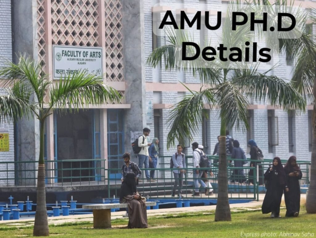 amu phd details