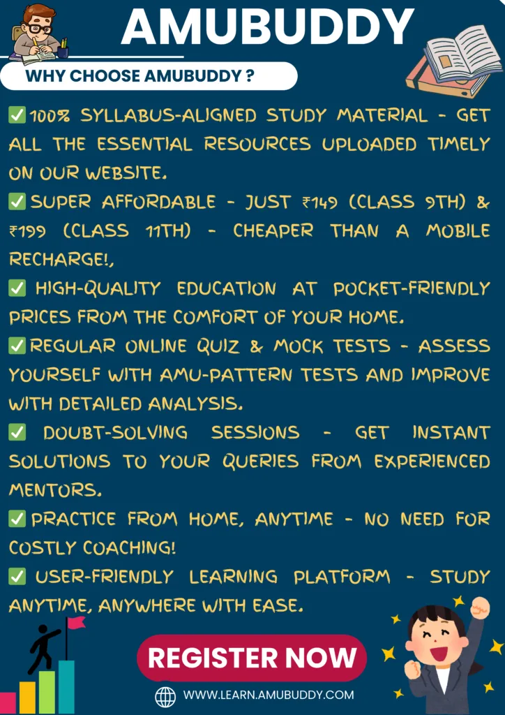 AMU Entrance Exam 2025 with This Comprehensive Syllabus, Tips & Preparation Guide (Class 9, 11, and Diploma) 2 why choose amubuddy test series for amu entrance exam 2025